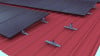 Trapezoidal Metal Tile Roof Clamping System with Elevation